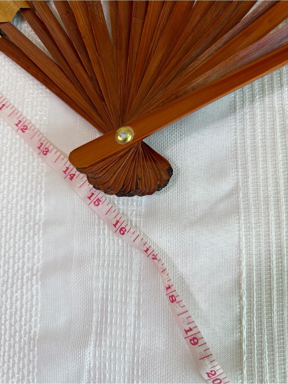Vintage Gold Floral Folding Fan